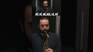 Escala Pentatônica De Dó (C) USE ESSA ESCALA PARA IMPROVISAR! #rumoaos10k #saxophone #saxalto #sax