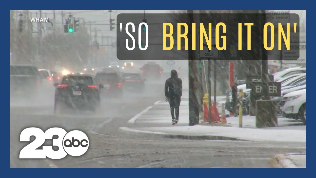 Winter storm system hits the northeast - YouTube