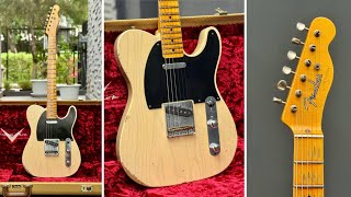 2018 Fender Custom Shop 50s Telecaster Relic 1 Piece Ash Body S/N R17920