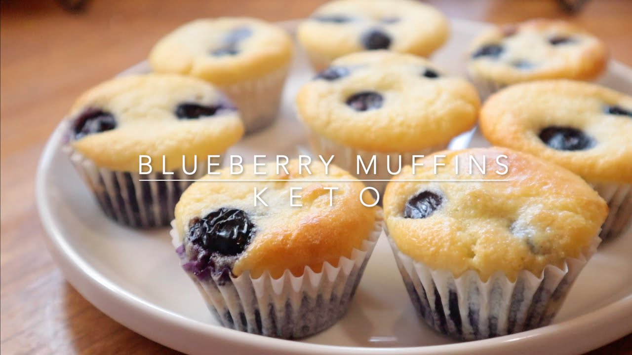 KETO BLUEBERRY MUFFINS บลูเบอรี่มัฟฟินคีโต อร่อย สดชื่น ทำง่าย  มีประโยชน์
