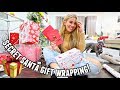 WRAP GIFTS WITH ME! *secret santa gift exchange* | Vlogmas Day 1