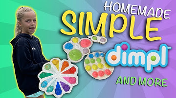 Homemade Simple Dimpl Fidget Toys | How To Make Tutorial | Life Of Casey
