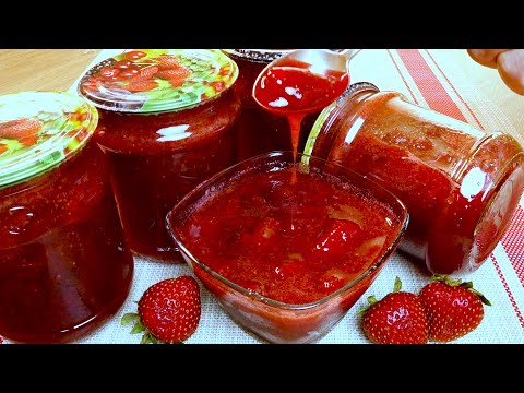 Клубничное варенье за 20 минут. Вкус и аромат свежей ягоды