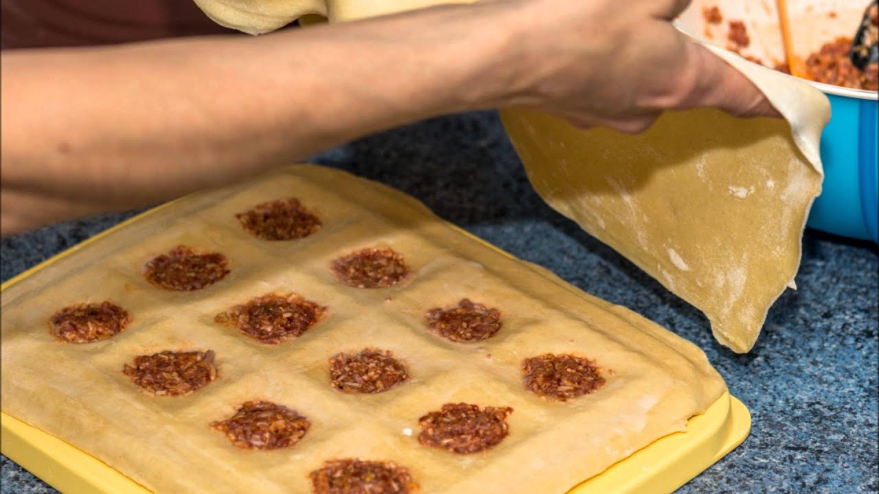 Ravioles au boeuf façon Tupperware (Ravioles Party) - YouTube
