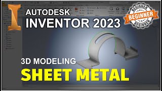 Inventor 2023 Sheet Metal Tutorial For Beginner
