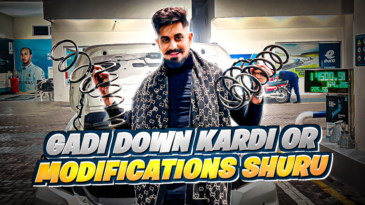 Gadi Down Krdi 😍💖 | Car Modification |