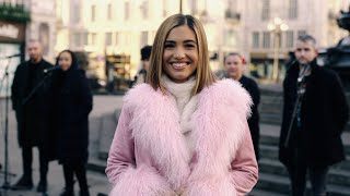 Mabel performs Time After Time at Piccadilly Circus | Christmas | McDonald's UK