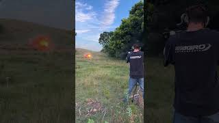 1 lb of tannerite #rifle #tannerite