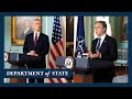 Secretary Blinken holds a joint press availability with NATO Secretary General Jens Stoltenberg
