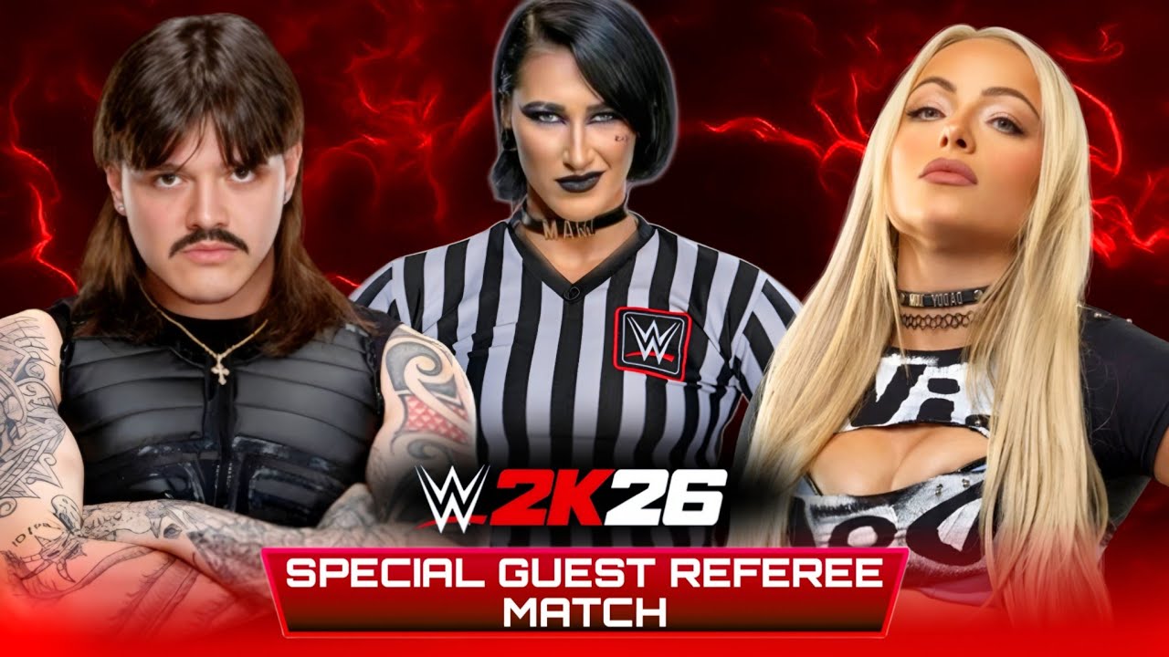 WWE 2K26 • Special Guest Referee Rhea Ripley - Dominik Mysterio VS
