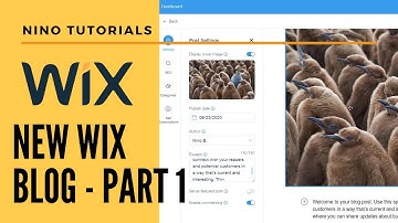 How To Create A Blog On Wix (New WIX Blog) - Wix for Beginners - Wix Tutorial - Part 1