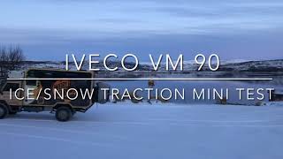 Iveco VM90 Snow & Ice Traction Test