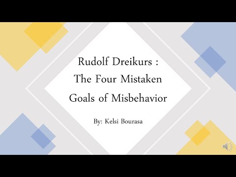 Dreikurs Four Mistaken
