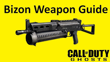 Bizon Submachine Gun Weapon Guide Call of Duty Ghosts Best Soldier Setup
