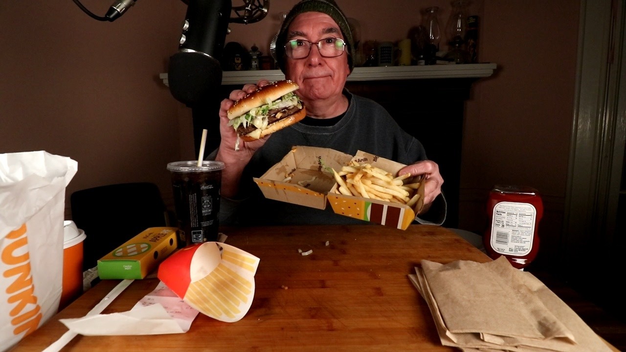 ASMR McDonald's Big Arch Mukbang Whispering