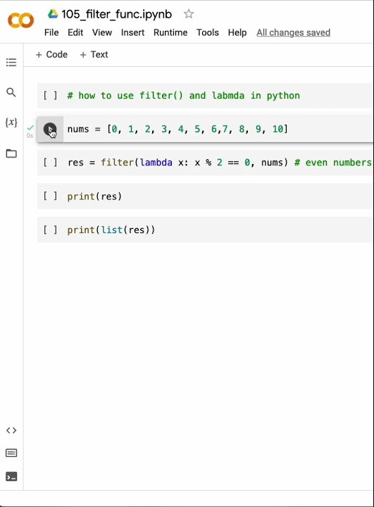 How to use filter function in python - YouTube