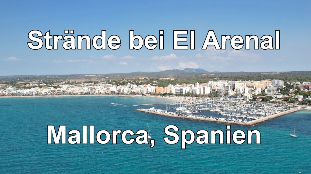 Strände beim Ballermann, Mallorca, Spanien