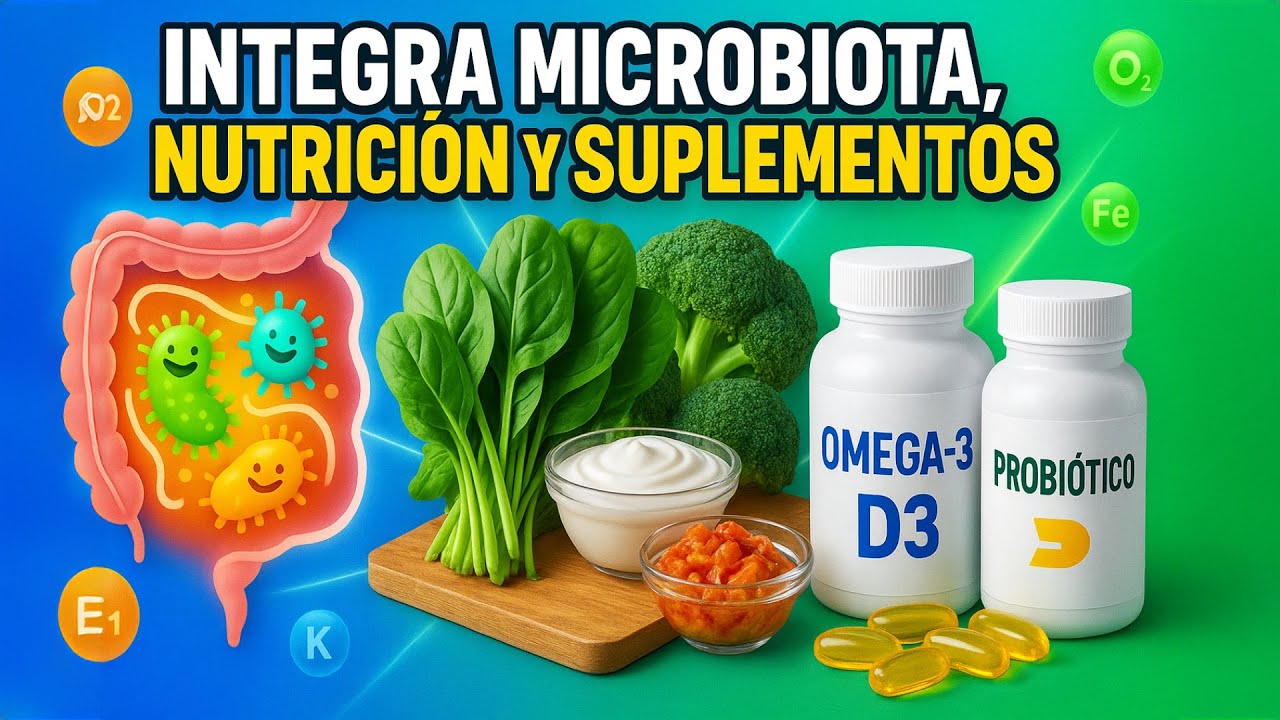 Cómo Integrar Microbiota, Nutrición y Suplementación en la Consulta de Medicina Integrativa