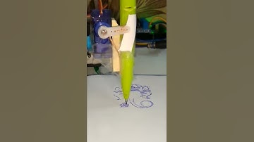 Beautiful ganesh art by CNC drawing machine