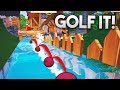 NOS PASAN COSAS EXTRAÑAS... ESTO ES MUY RARO! Golf It!