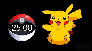 POKEMON 25 MINUTE TIMER with MUSIC & ALARM