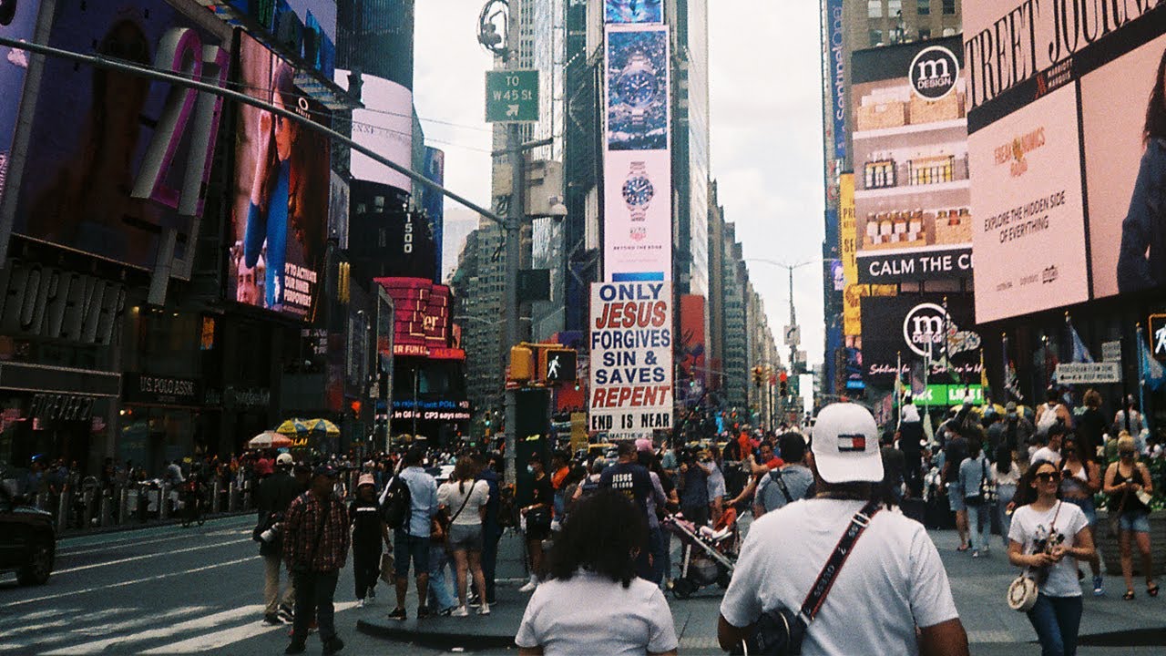 New York on VHS - Times Square, Surf Gang Live, Cool People, and More!