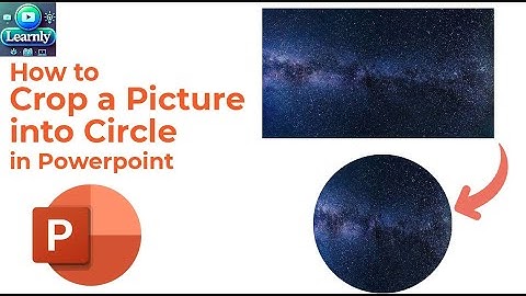How to crop a Picture into a circle in PowerPoint
