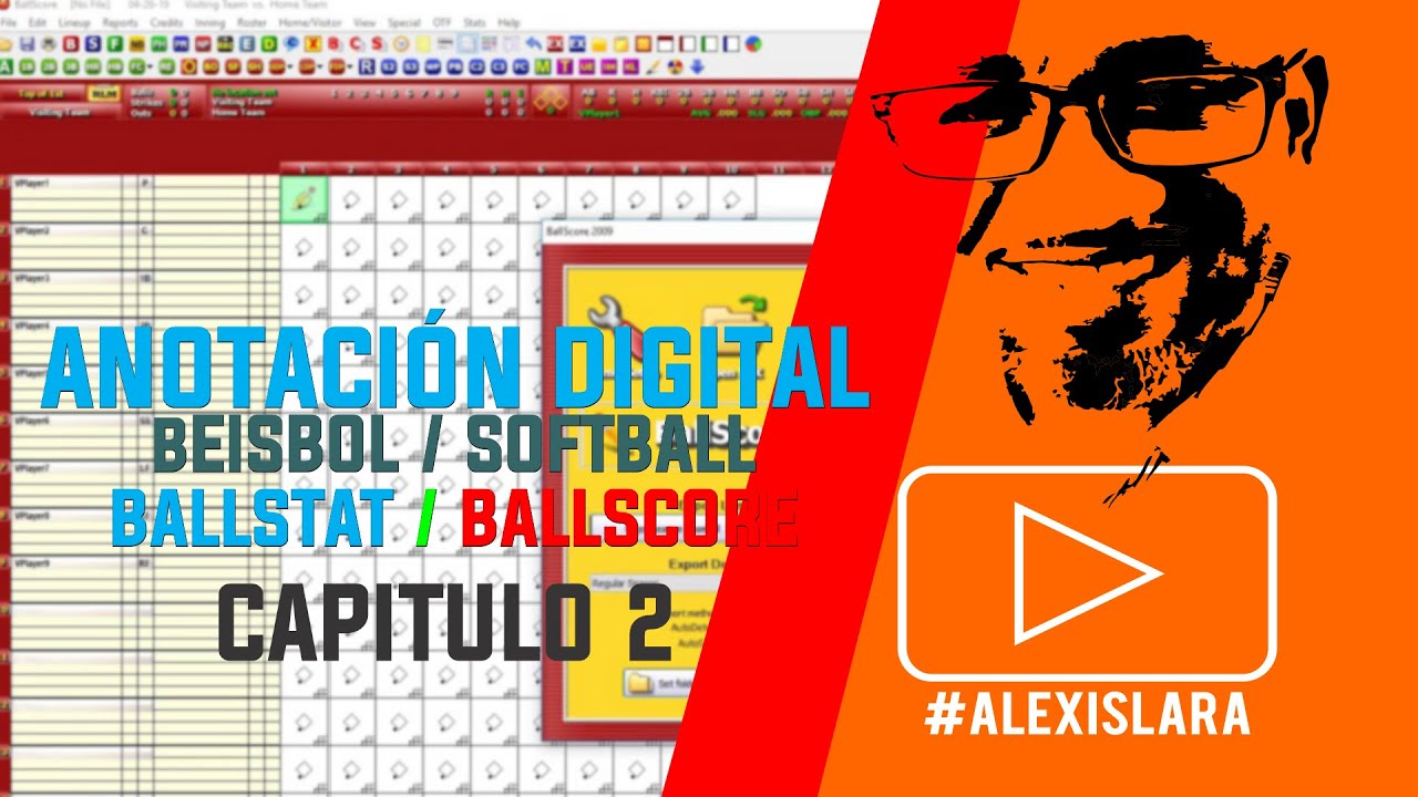 Ballscore CURSO BALLSTAT BALLSCORE DE ANOTACIÓN DIGITAL BASEBALL SOFTBALL ...