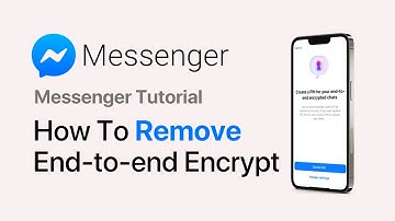 How To Remove End-to-End Encryption on Messenger (2025) - NEW METHOD