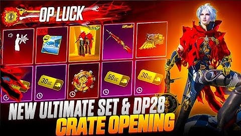 LUCKIEST ? 20000 UC NEW ULTIMATE SET AND DP 28 CRATE OPENING | BGMI | PUBG