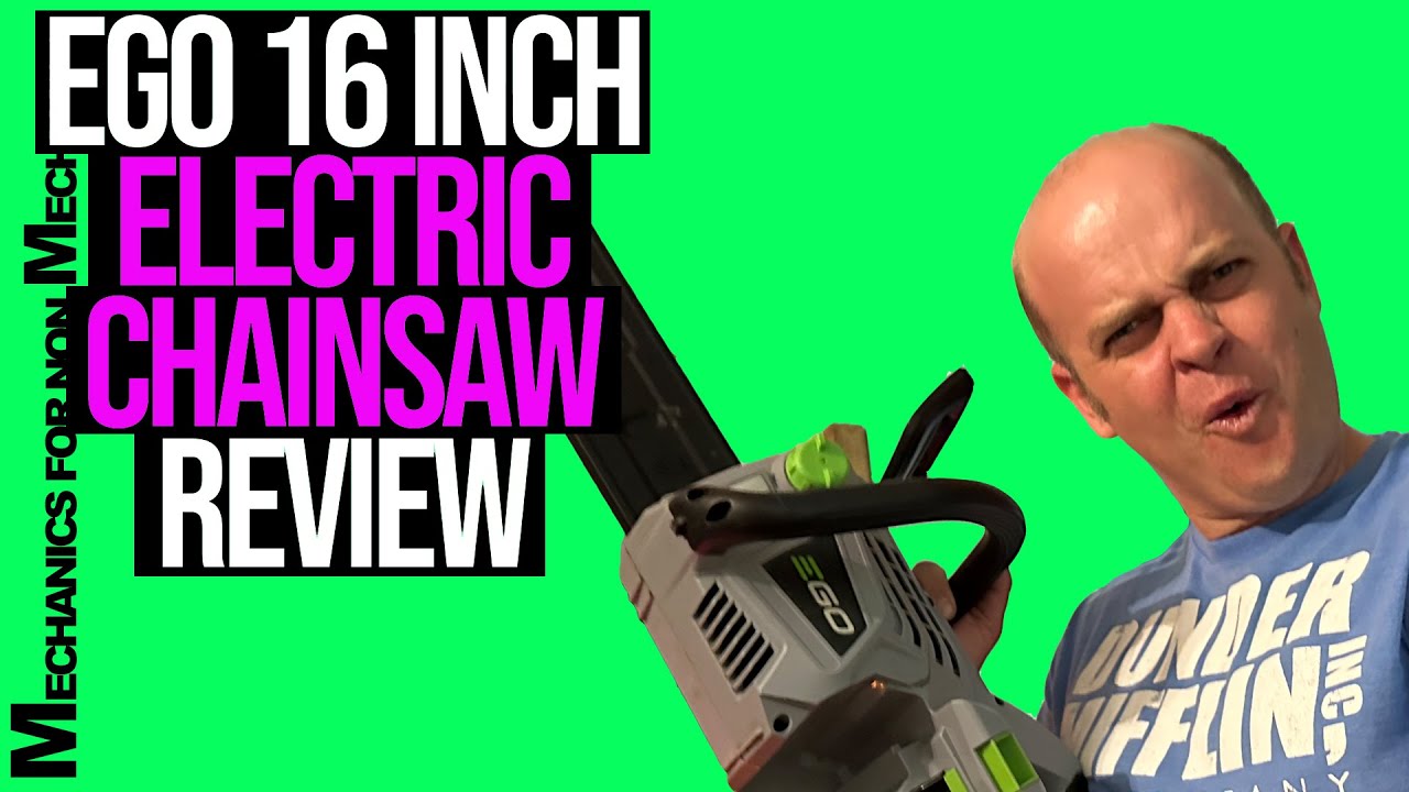 EGO 16 Inch Electric Chainsaw Review YouTube