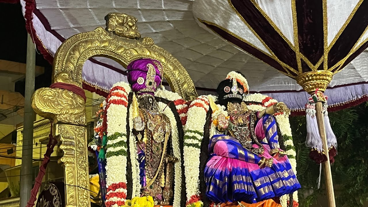 Aadi Pooram | Thiruvallikeni Sri Parthasarathy perumal And Aandal Serthi Purappadu