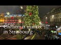 Marché de Noël de Strasbourg et géant sapin de Noël, Place Kléber à Strasbourg #sapindenoel