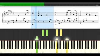 Sadness and Sorrow - Naruto (Piano Tutorial) (Synthesia) (Partitura)