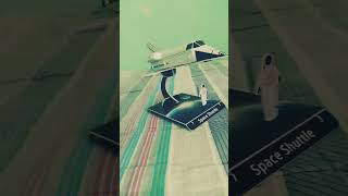 Space shuttle discovery-Cardboard and paper model