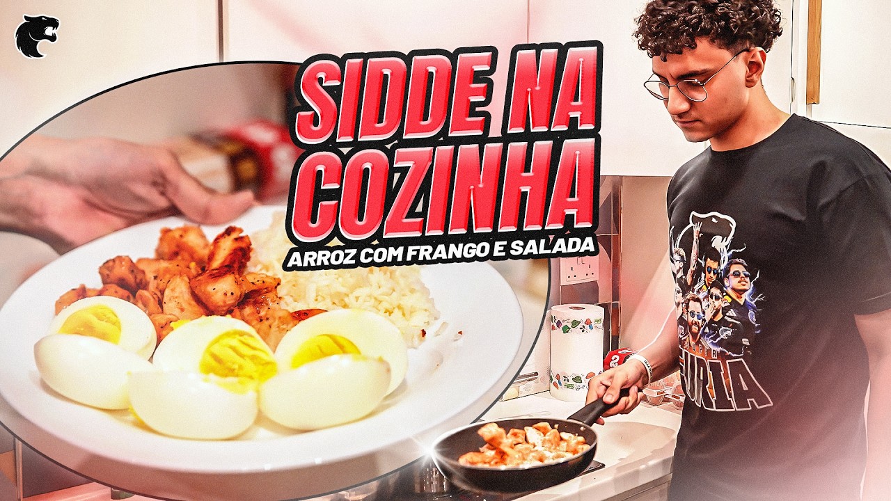 SIDDE NA COZINHA: ARROZ COM FRANGO E SALADA