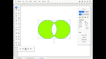 Janvas SVG Editor - boolean operations tool