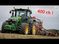 400 ch au semis de couvert  john deere 8400r  horsch focus