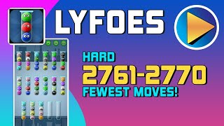 Lyfoes Hard Levels 2761 to 2770 Walkthrough [100% Perfect!]