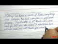 Simple Handwriting With Ball Pen | Easy Calligraphy Writing |