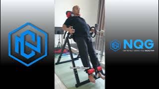 NQG - New Alat Olahraga Fitness Sport Gym Peninggi Badan Foldable Inversion Table Hand Stand