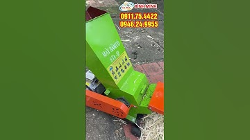 Máy Băm Cỏ 6TA SP Băm Nhỏ Cỏ Voi Thân Ngô Và Rau Củ Quả Cho 30 Con Bò Ăn #maybamco #maybamcovoi