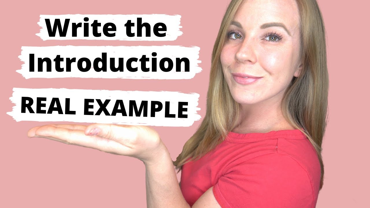 How To Write The Introduction Of A College Paper: Academic Writing Tutorial