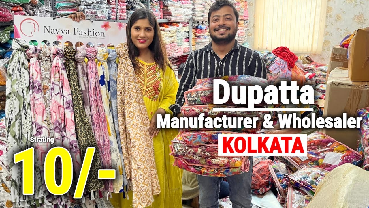 Navya Fashion : Dupatta Wholesale Market in Kolkata Barabazar | Dupatta Manufacturer in Kolkata