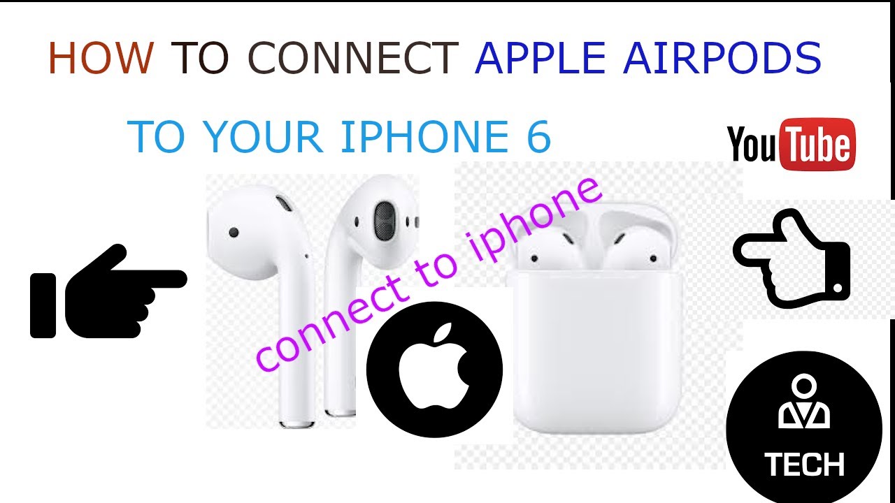 HOW to connect apple airpods with iphone 6 LEARN 