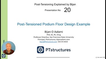 20- Post-Tensioned Podium Floor Design Example Lecture