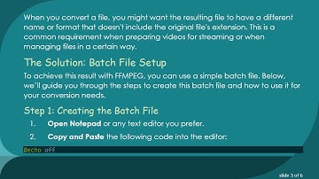 How to Convert Video Files with FFMPEG without Keeping the Original Extension