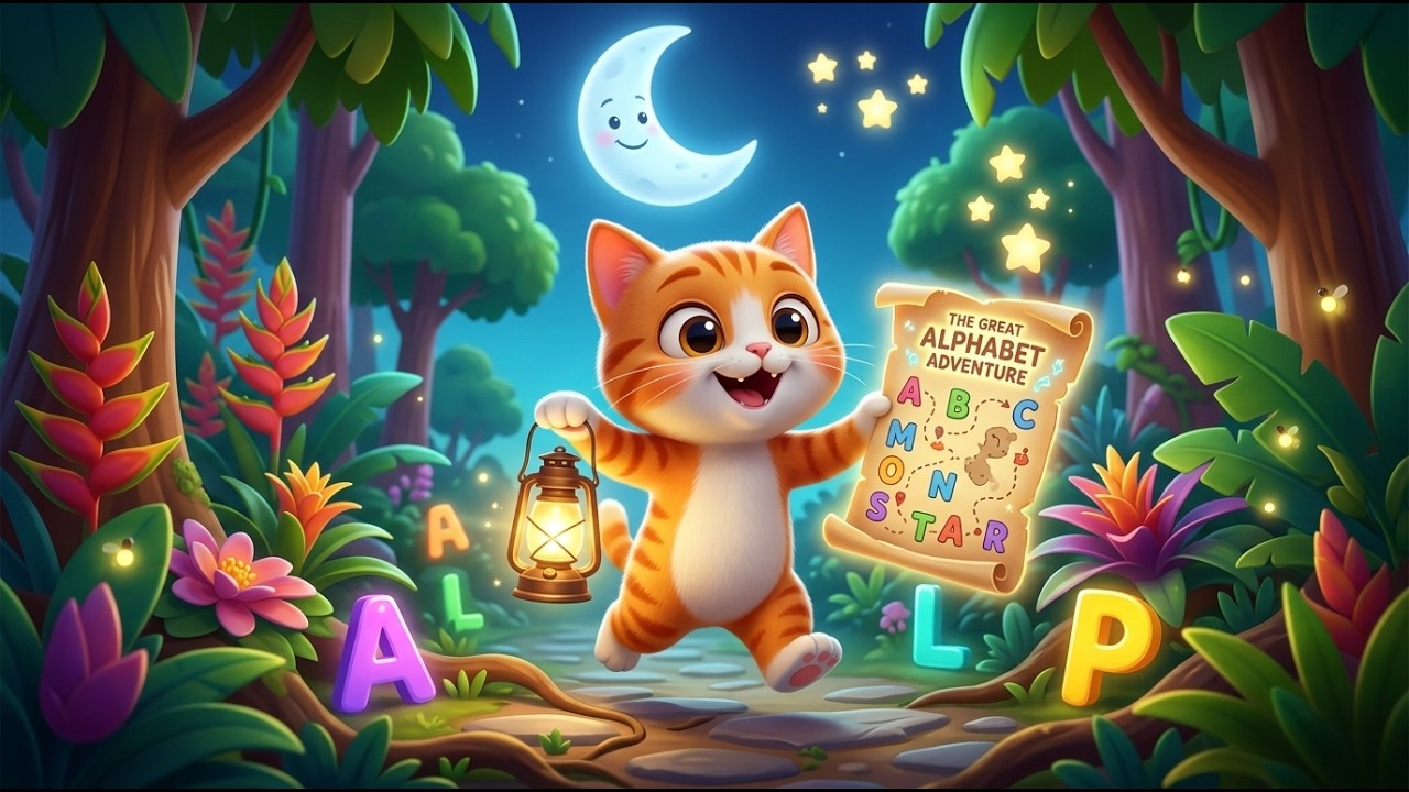 ABC Letters Come Alive 😱 Kitty Must Catch Them All! | Ultimate Alphabet ...