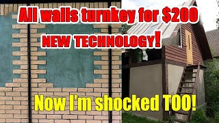 Build a 2-Story House for $1,000 — 540 sq ft, Walls Finished DIY!