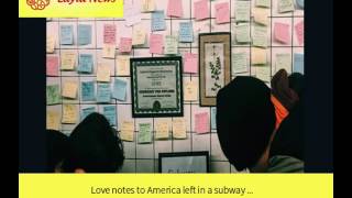 Love Notes To America Left In A Subway ... By Cnn